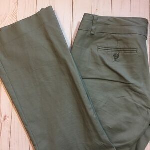 BANANA REPUBLIC Ryan Fit Gray-Green Career Pants 8